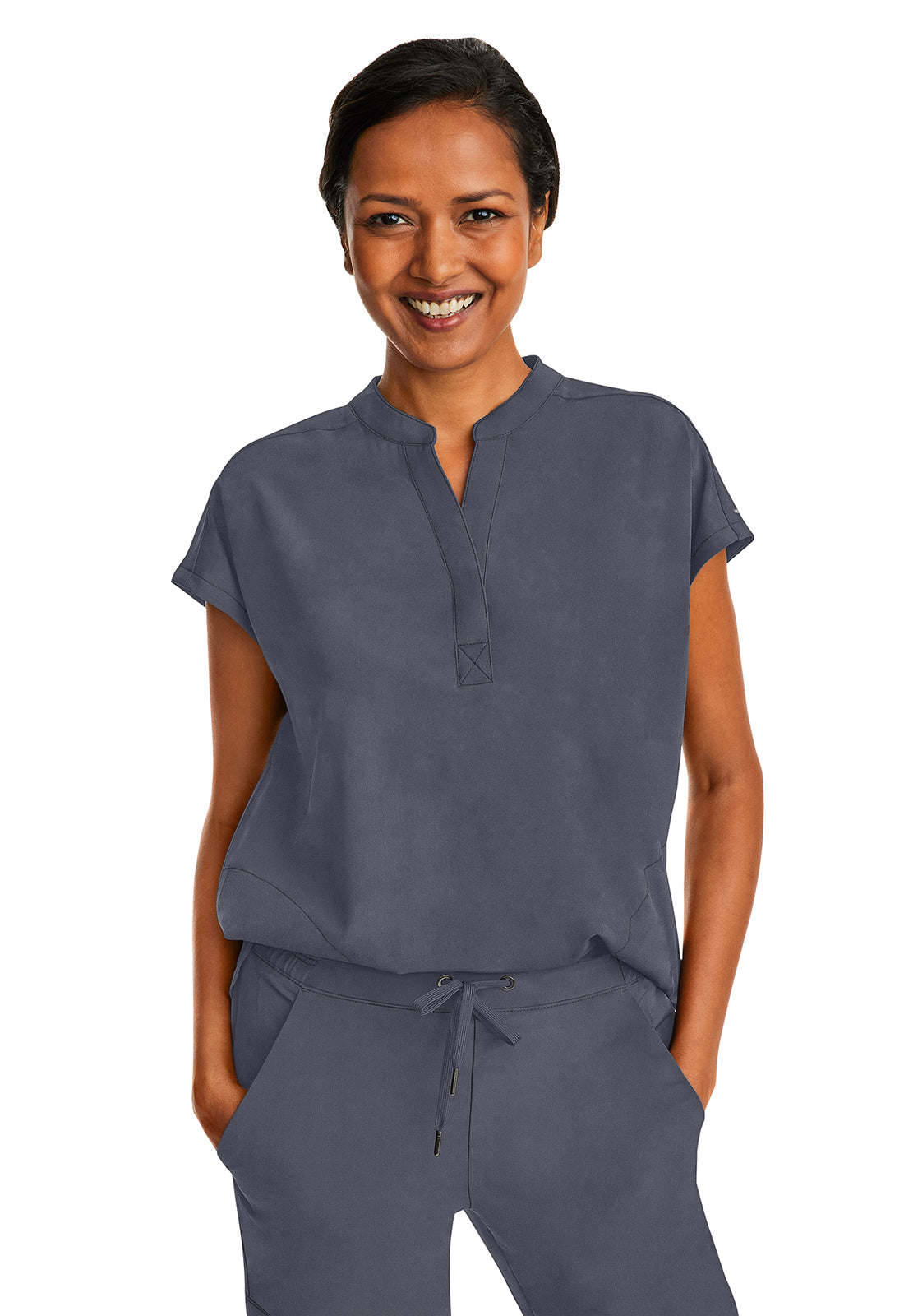 NEUE MODE! HH Purple Label Damen-Scrub-Top Journey mit Stehkragen 2152