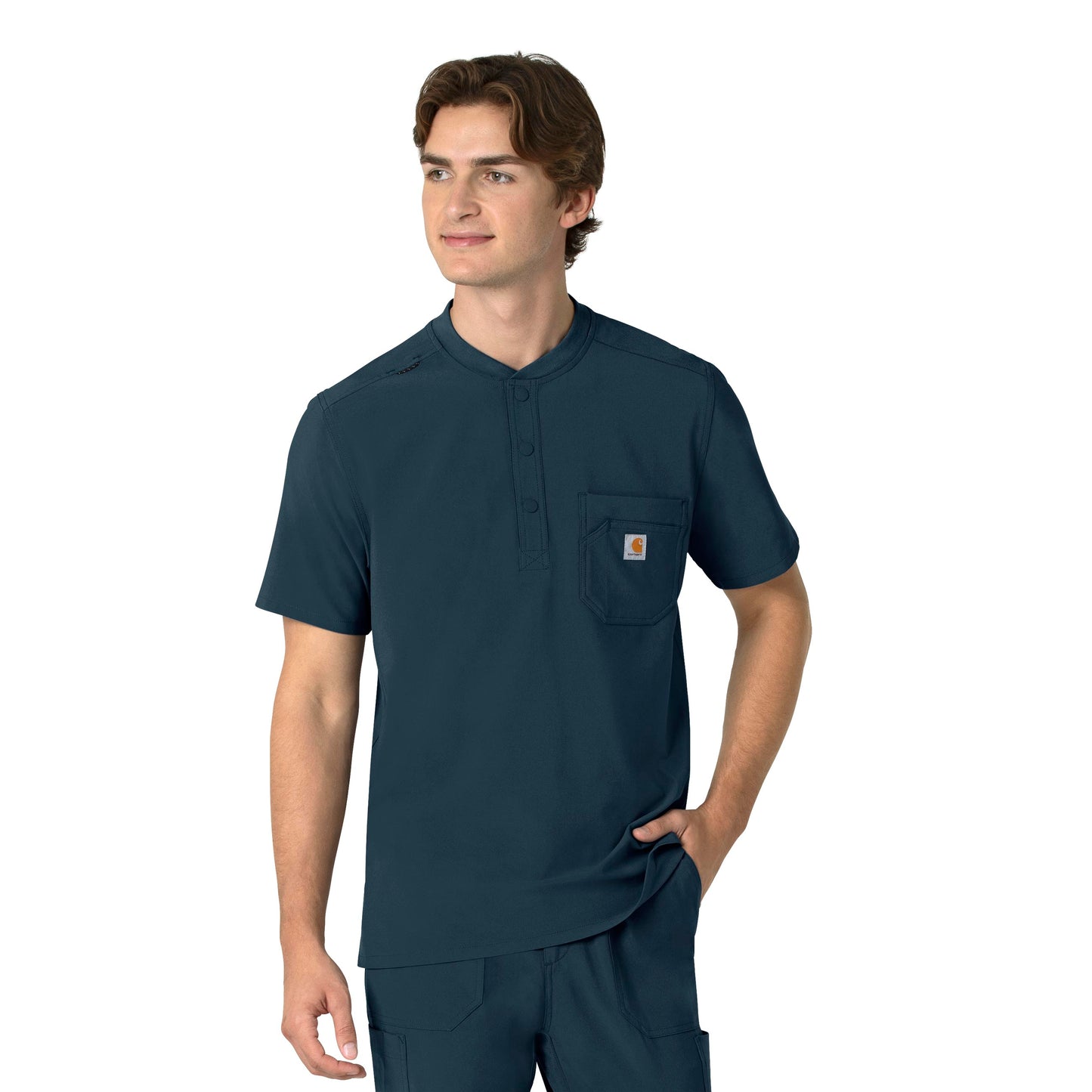 Carhartt Force Cross-Flex Men's Henley Scrub Top C16310