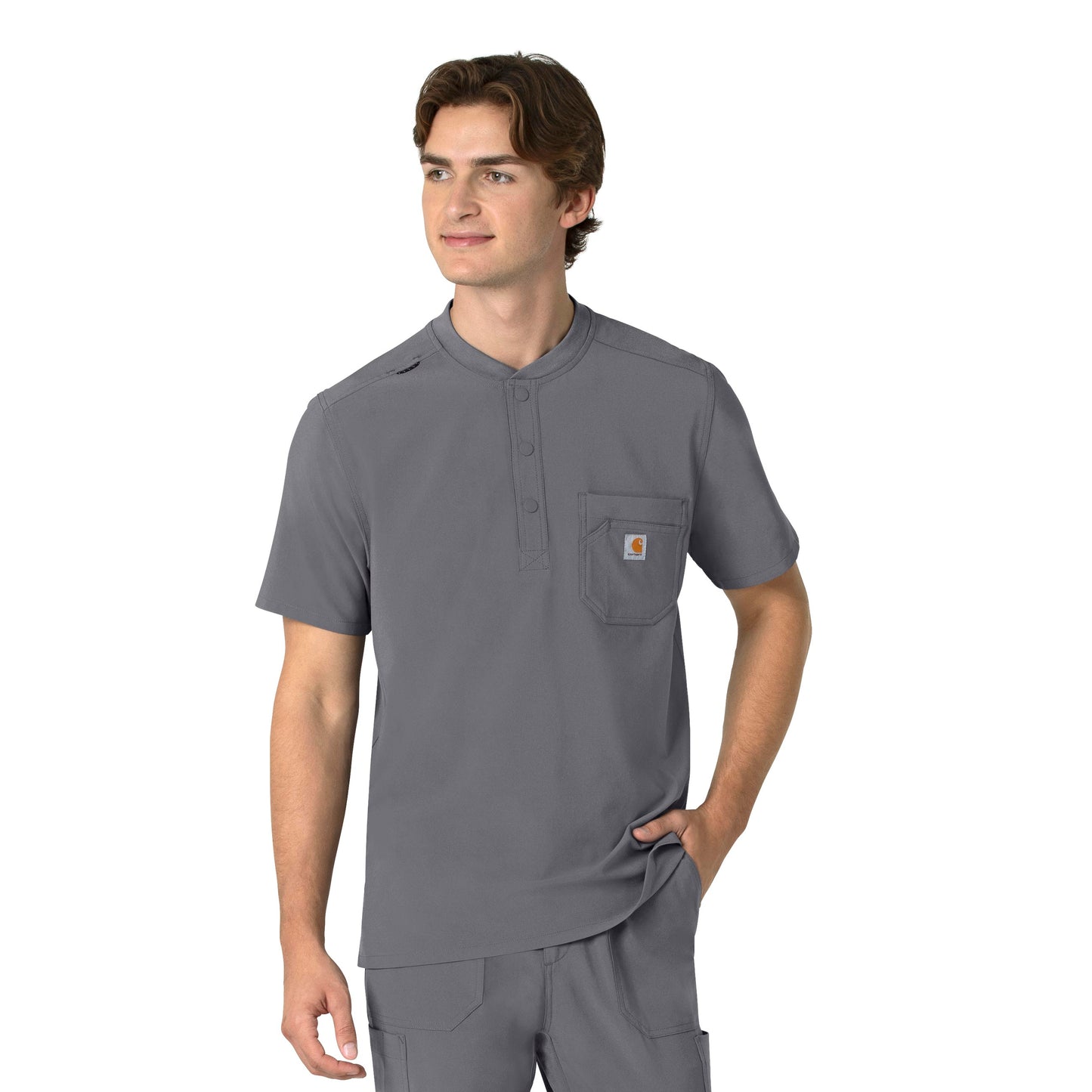 Carhartt Force Cross-Flex Men's Henley Scrub Top C16310