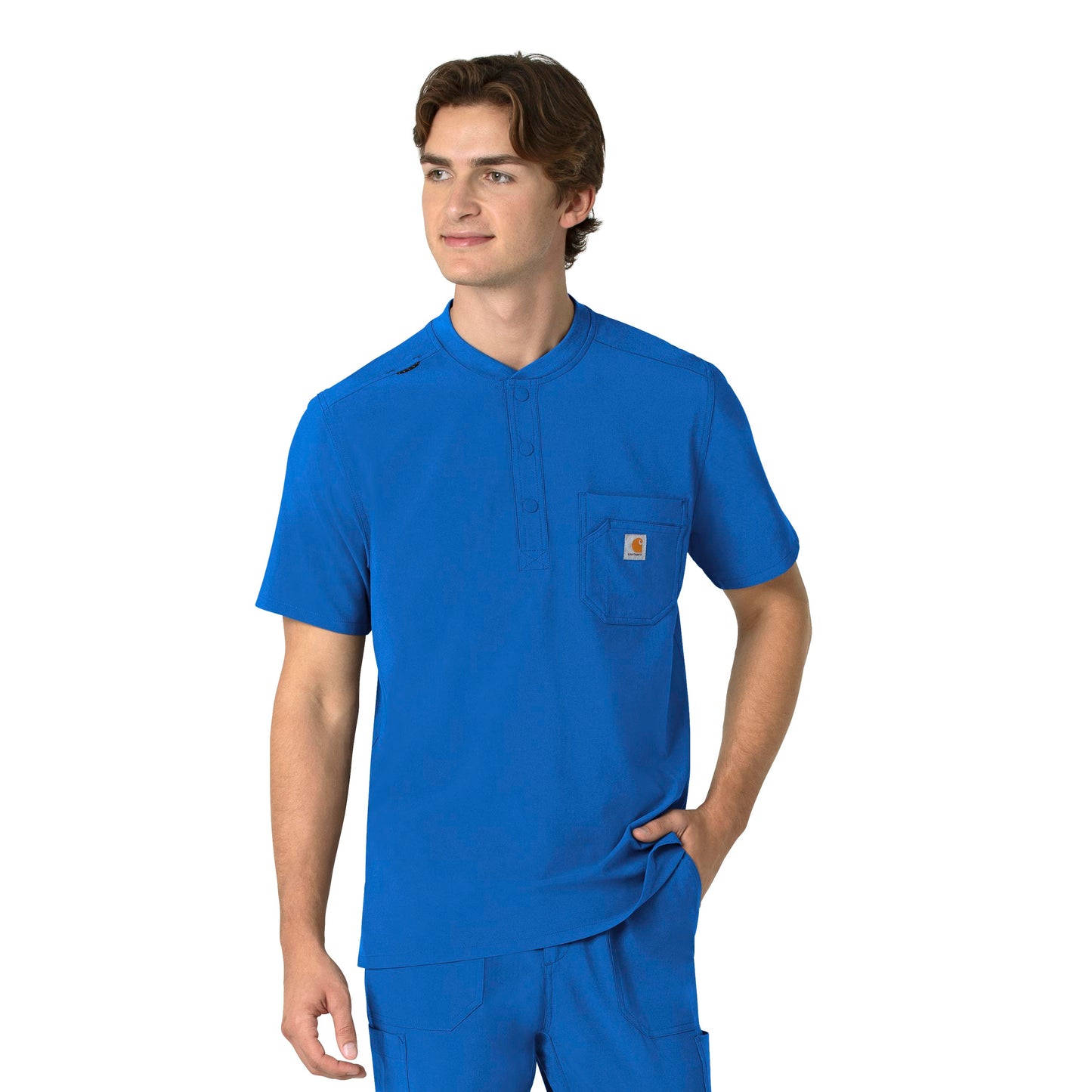 Carhartt Force Cross-Flex Men's Henley Scrub Top C16310