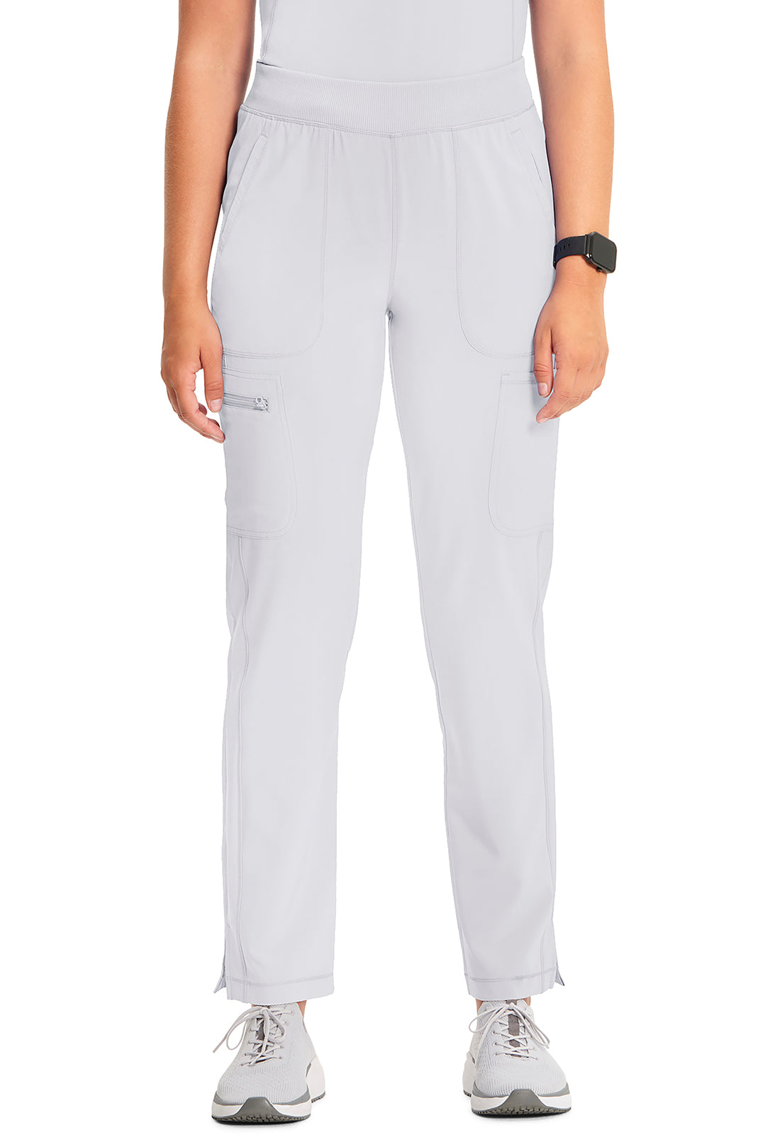 TALL - Cherokee Infinity Women's Mid Rise Tapered Leg Pull-on Scrub Pant CK065AT