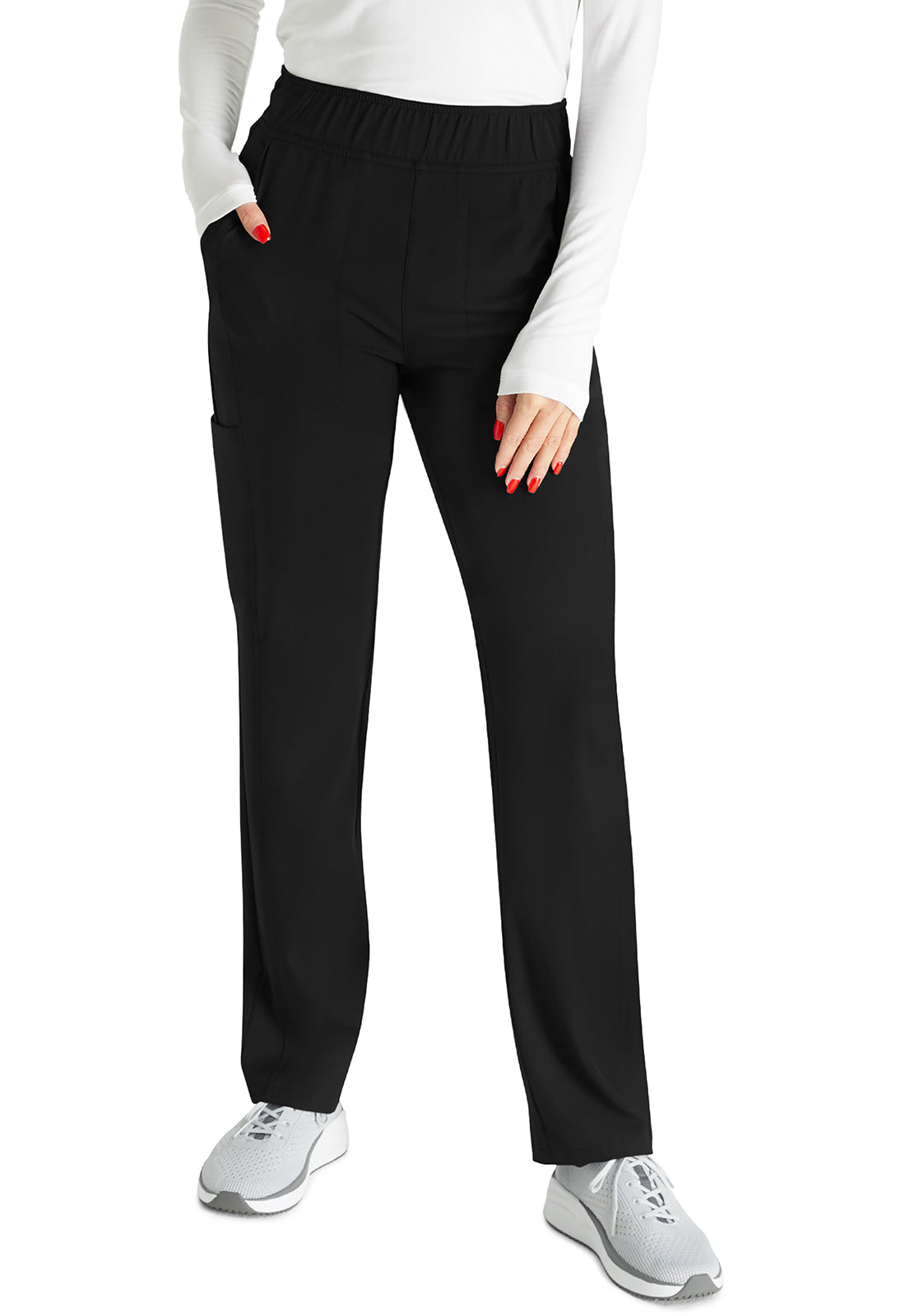 NEW! Allura Reserve Women's Mid-Rise Pull-On Tapered Leg Cargo Scrub Pant CKA101