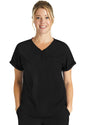 NEW! Allura Reserve Women's Zip V-Neck Tuckable Scrub Top CKA702