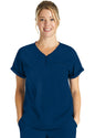 NEW! Allura Reserve Women's Zip V-Neck Tuckable Scrub Top CKA702