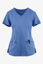 HH Purple Label Damen Juliet Yoga-Scrub-Top mit V-Ausschnitt 2245