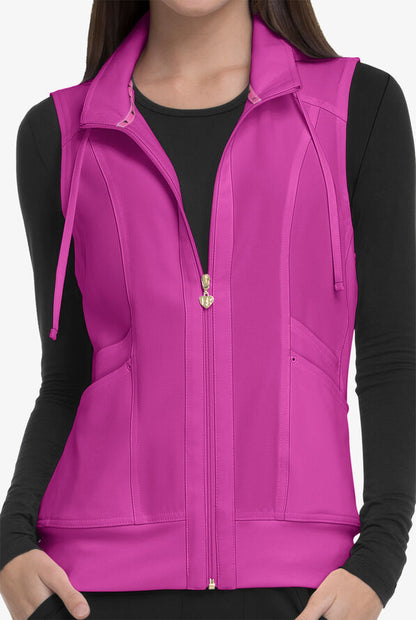 Limited Edition Colors! HeartSoul Break On Through Women's Zip Front Vest - HS500