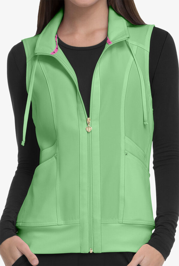 Limited Edition Colors! HeartSoul Break On Through Women's Zip Front Vest - HS500