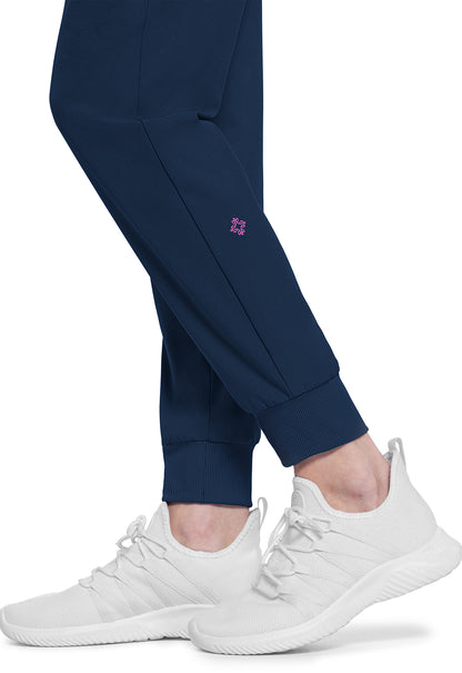 Med Couture AMP Collection Women's Mid-Rise Jogger Scrub Pant MC102 NAVY