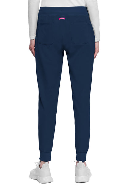 Med Couture AMP Collection Women's Mid-Rise Jogger Scrub Pant MC102 NAVY