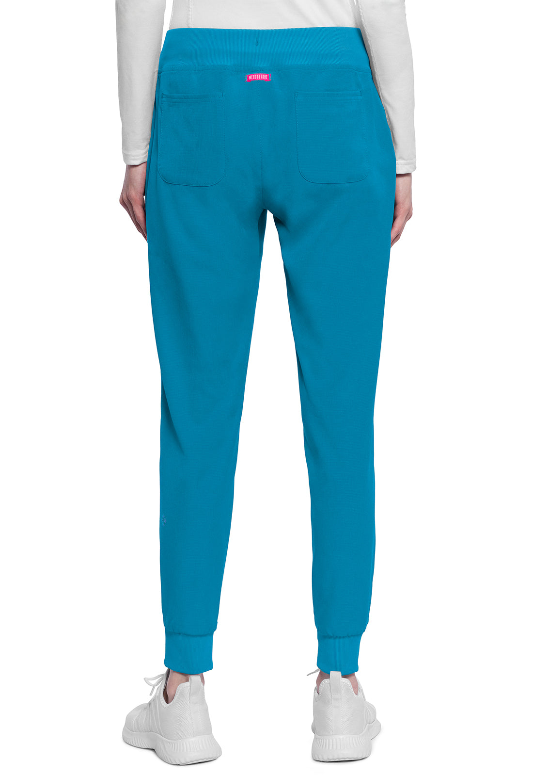 Med Couture AMP Collection Women's Mid-Rise Jogger Scrub Pant MC102 HYBR Hyper Blue