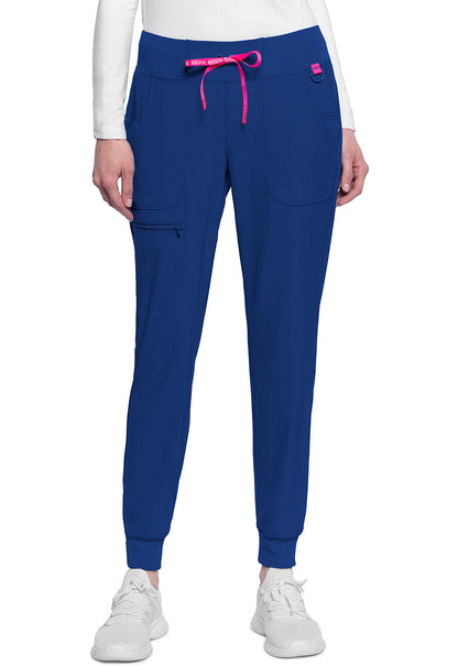 Med Couture AMP Collection Women's Mid-Rise Jogger Scrub Pant MC102 ROYL Royal