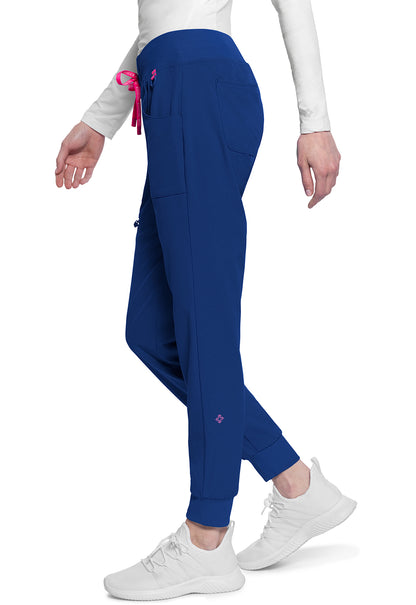 Med Couture AMP Collection Women's Mid-Rise Jogger Scrub Pant MC102 ROYL Royal