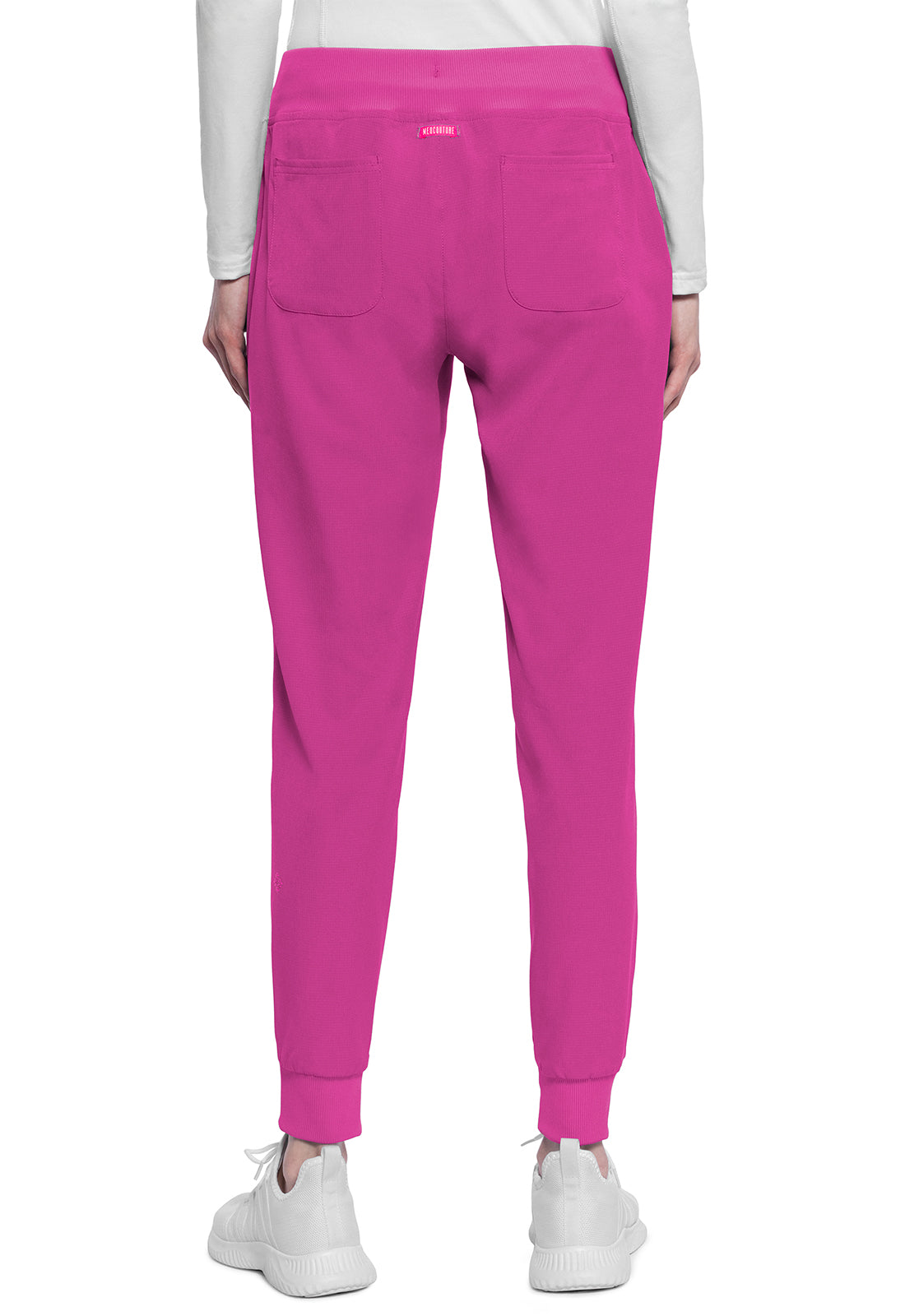 Med Couture AMP Collection Women's Mid-Rise Jogger Scrub Pant MC102 UTMG Ultra Magenta