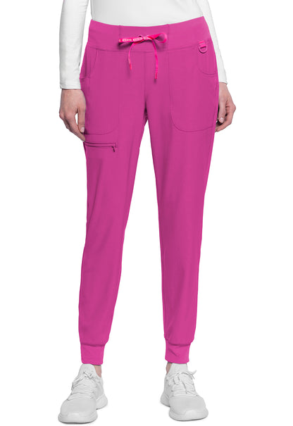 Med Couture AMP Collection Women's Mid-Rise Jogger Scrub Pant MC102 UTMG Ultra Magenta