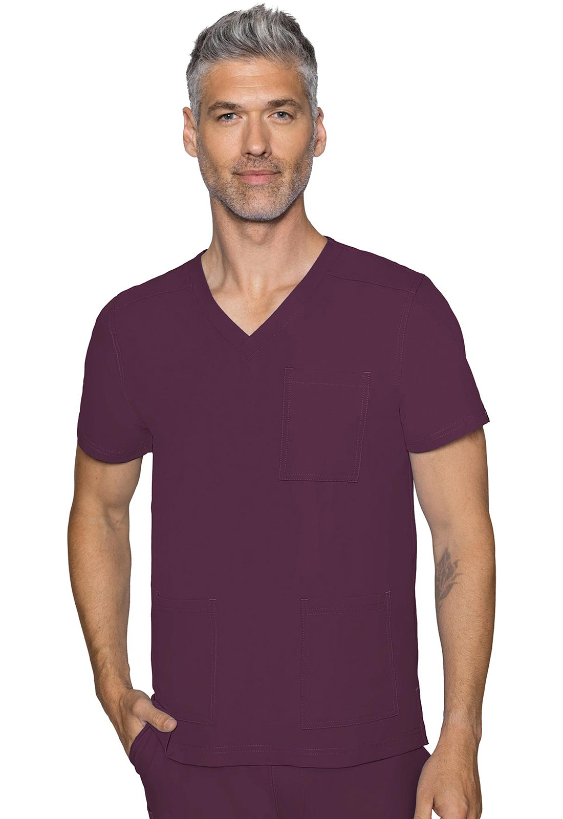 Rothwear Insight Men's 3 Pocket Scrub Top - MC2486