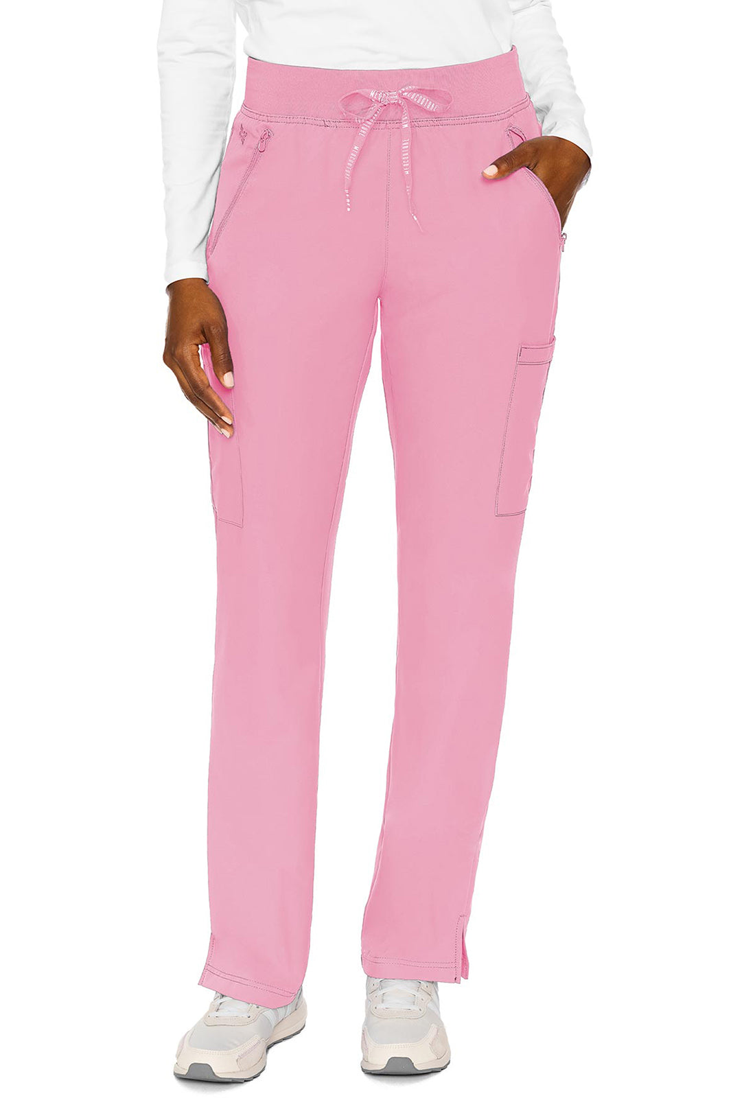 Insight Pantalón médico cargo de pierna recta para mujer 2702