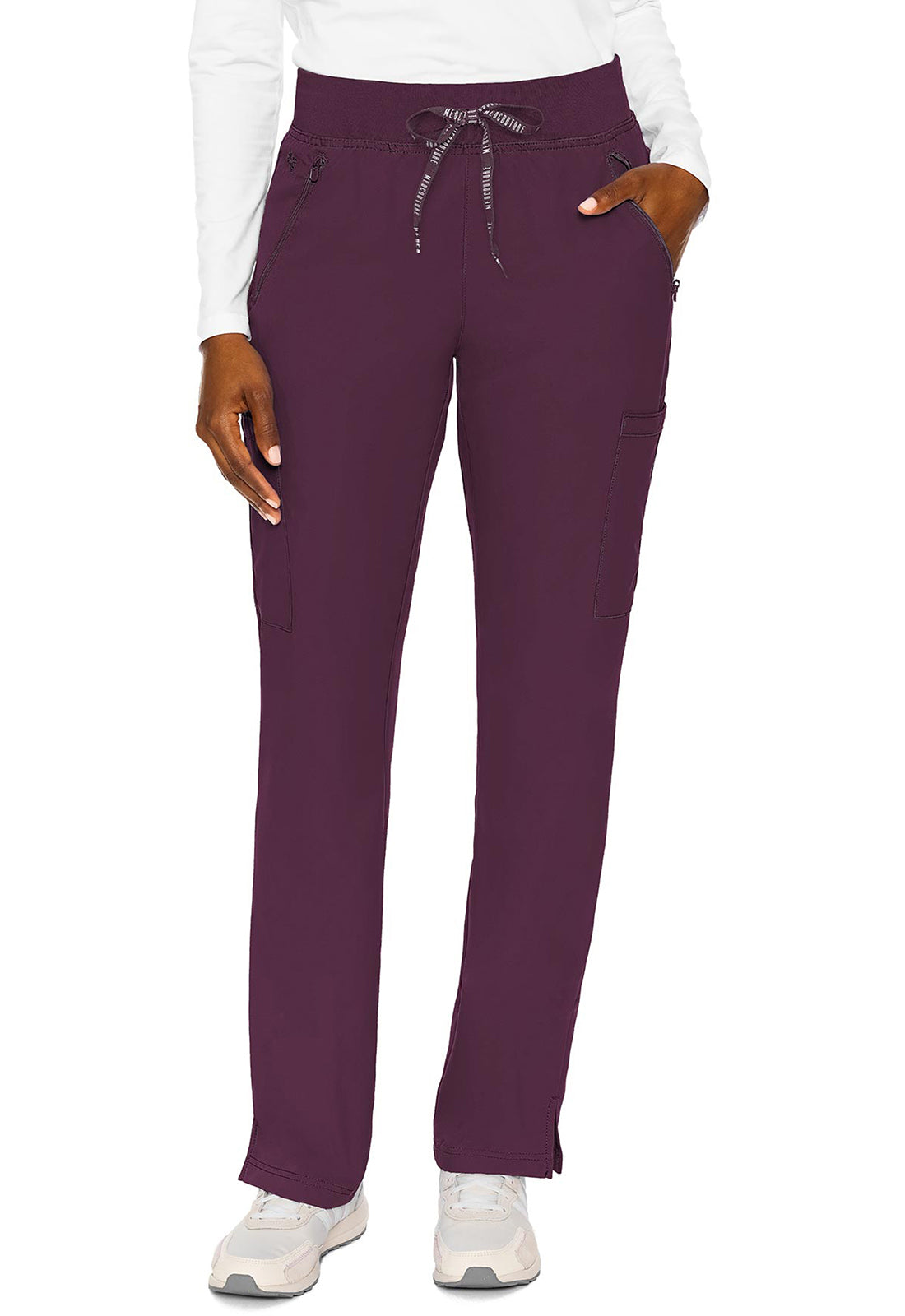 Insight Pantalón médico cargo de pierna recta para mujer 2702