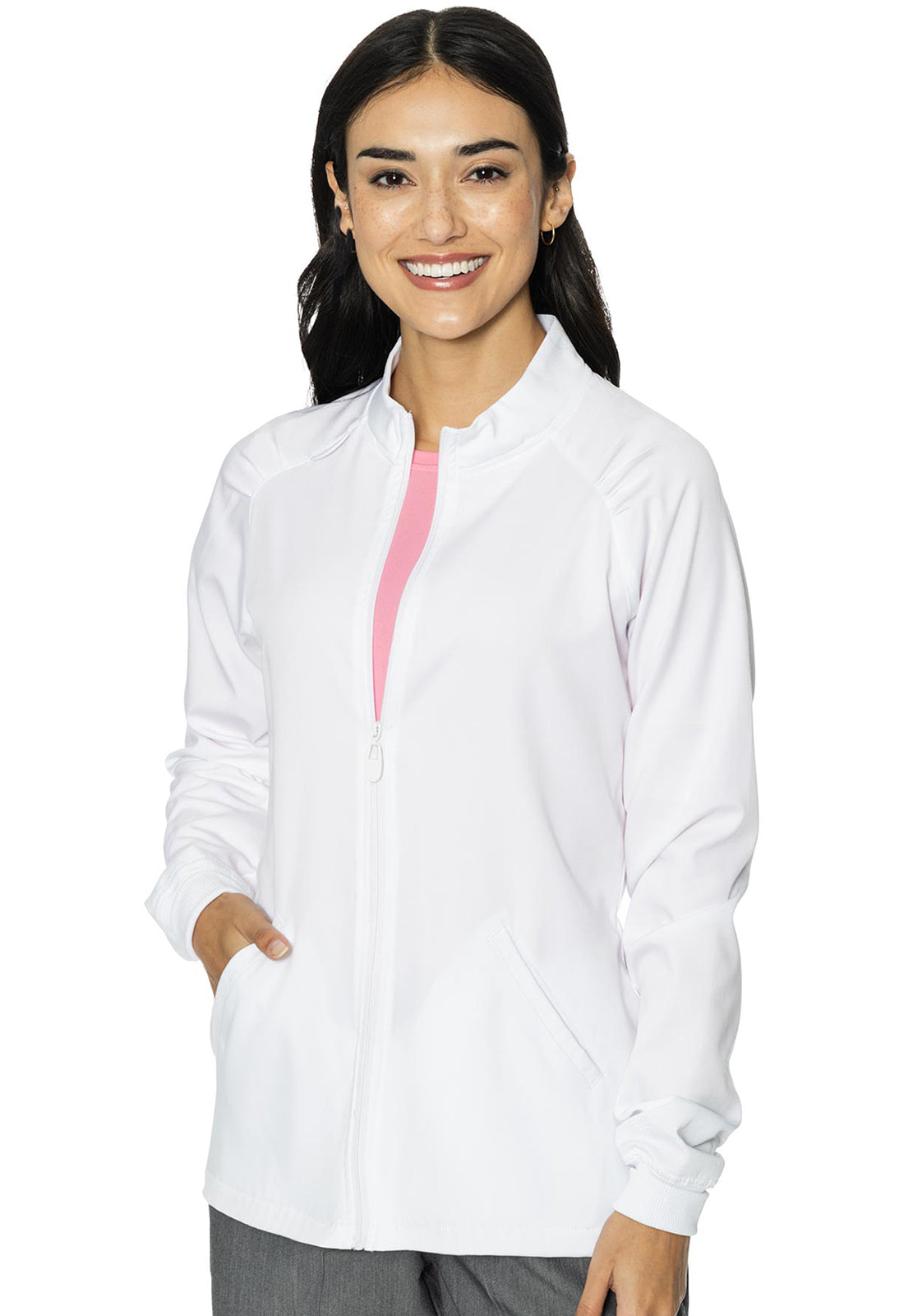 MC TOUCH Women's Raglan Warmup Scrub Jacket - MC7660