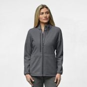 Wink SLATE Women's Micro Fleece Zip Up Scrub Jacket 8109