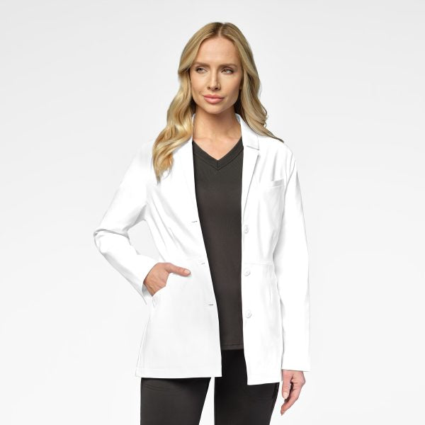 Wink SLATE Women's 28 Inch White Doctors Lab Coat 7272