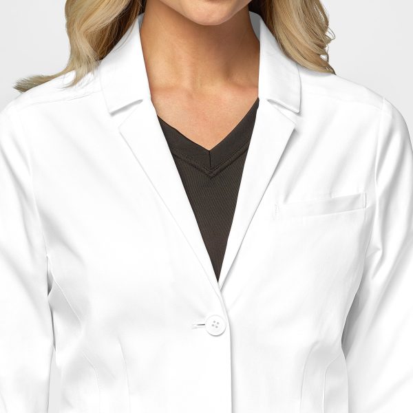 Wink SLATE Women's 28 Inch White Doctors Lab Coat 7272