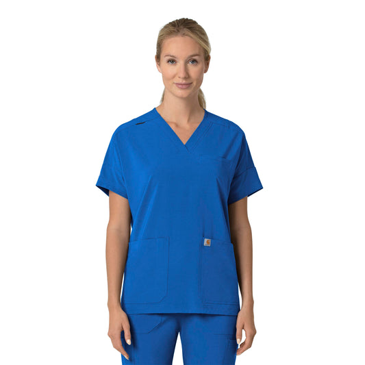 Carhartt Force Cross-Flex Women's Oversized V-Neck Scrub Top C13110